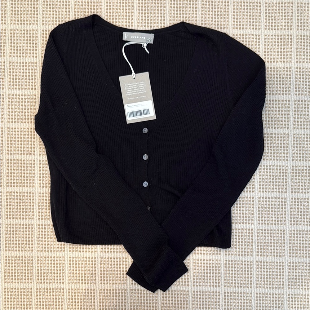 Everlane Women's Black Cardigan (NWT)